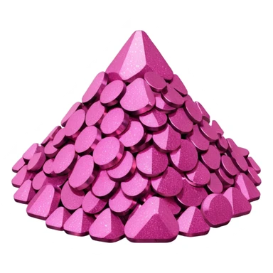 fill it with pink glitter sticker