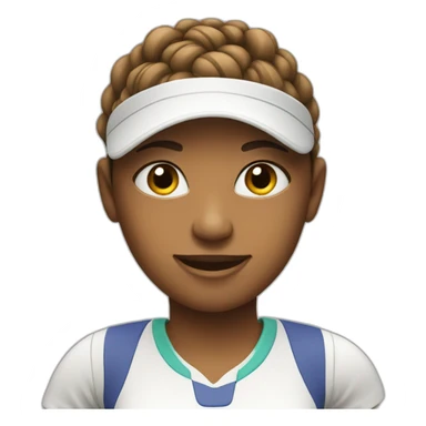 tennis player woman sticker
