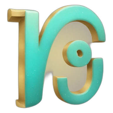 letter U in Uranus sticker