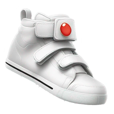 sneakers with velcro hook and loop fastener sticker