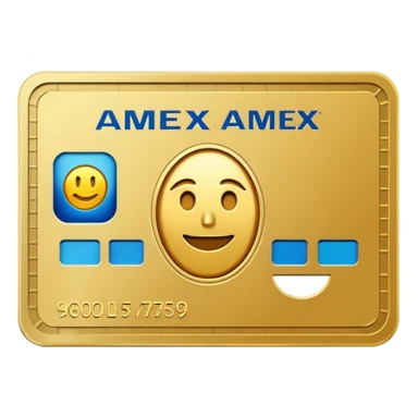 amex gold card sticker