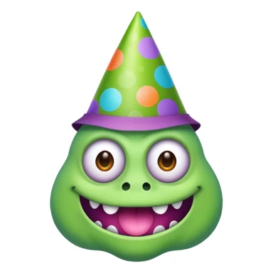 monster with hat sticker