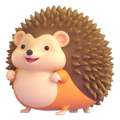 A hedgehog sticker