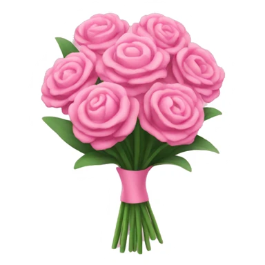 pink bouquet sticker