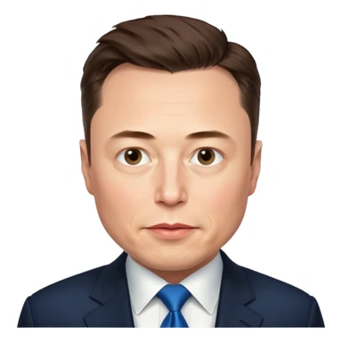 Elon musk wearing a Biden pin  sticker