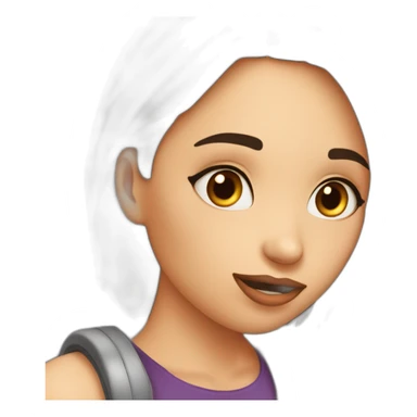 A girl call hir boyfriend want kiss sticker