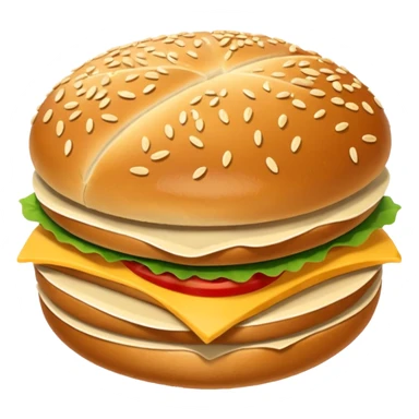Sandwich bun sticker