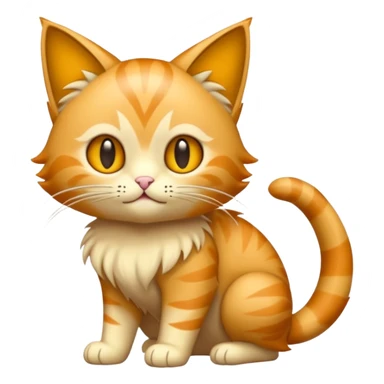 Glameow-Fakémon-hybrid-creature (full body)  sticker