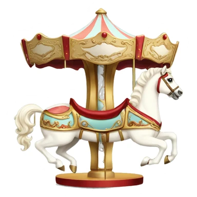 Vintage carousel elegant  sticker