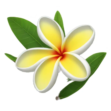 plumeria sticker