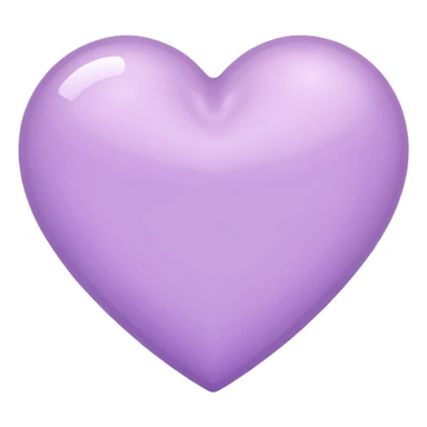 ligh violet heart sticker