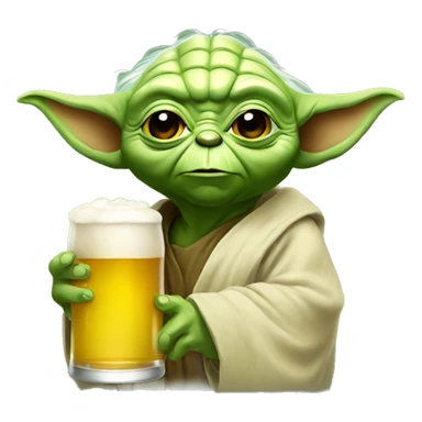 Yoda-drink-beer sticker