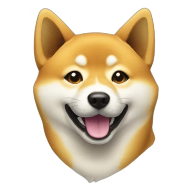 smiling-shibainu sticker