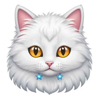 Yıldız gözlü kedi emjisi🐱⭐ sticker