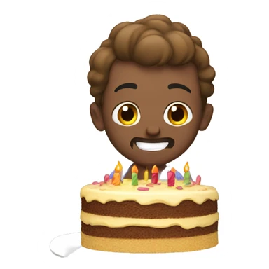 Happy Birthday Jerry cake sticker