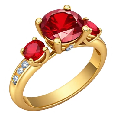 glitter rubi married ring sticker