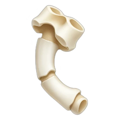 broken femur bone sticker