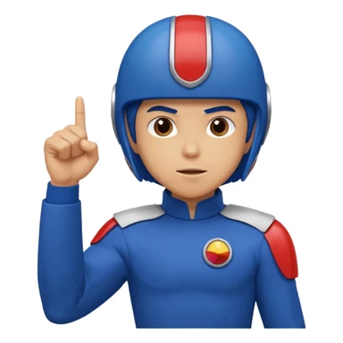Mark from "Battle of the Planets" doing fist pump. sticker