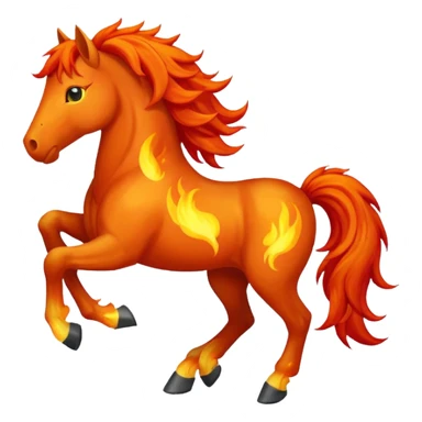 fire horse sticker