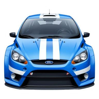 Ford Focus RS WRC best view with some cool grafics sticker