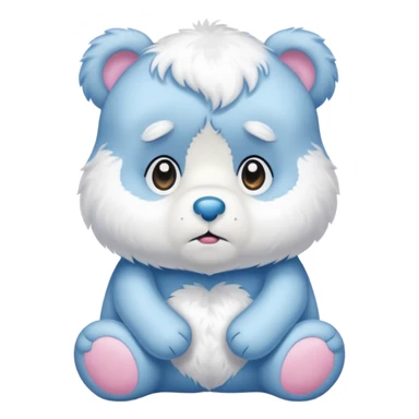 Care bear sad  sticker