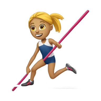 pole vaulter sticker