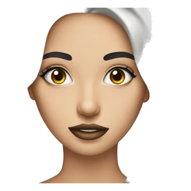 Mascara makeup  sticker