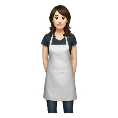 Melanie lynskey apron sticker