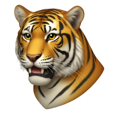 Escudo con un tigre sticker