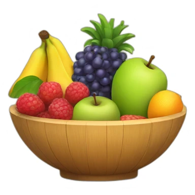 fruit bowl sticker