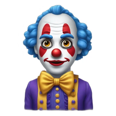 Cara de payaso sticker