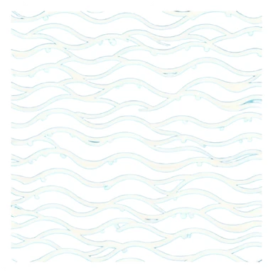 Waves art deco sticker
