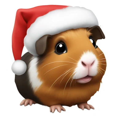 Christmas Guinea pig  sticker