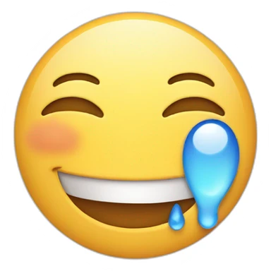 smile and tears sticker