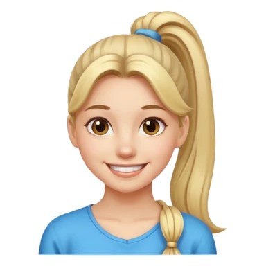 cô gái ấy buộc tóc cao sticker