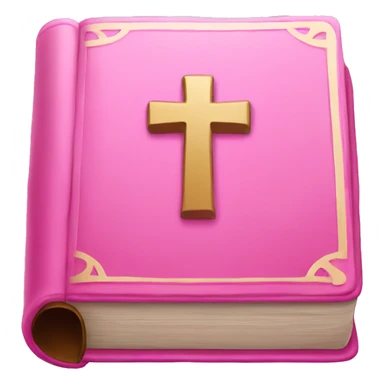 Pink bible  sticker