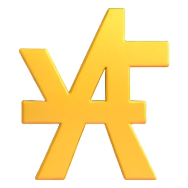 golden plus sign sticker