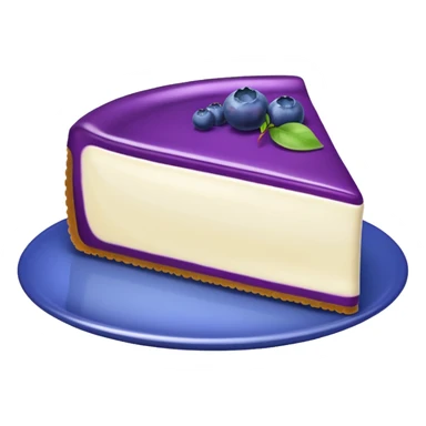 Blueberry cheesecake sticker