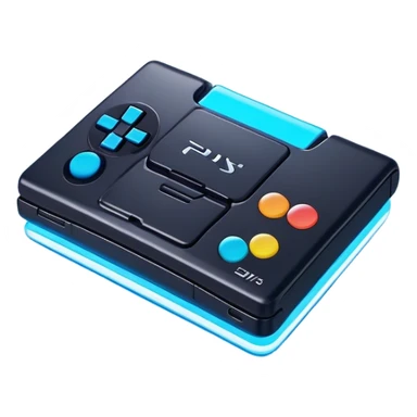 Clash of Clans aesthetic: Cinematic Playful PlayStation Memory Card Portrait Emoji, rendered in a 3D vector-style similar to standard emojis with minimal shading and bold, simplified shapes. A compact, distinct form with signature details, softly glowing with a cutting-edge console technology charm. Simplified yet unmistakably iconic, highly detailed and consistent, glowing with a soft radiance and high shine. Stylized with a touch of technological advancement and a soft glowing outline, capturing the essence of a beloved gaming relic with a friendly, playful manner! sticker