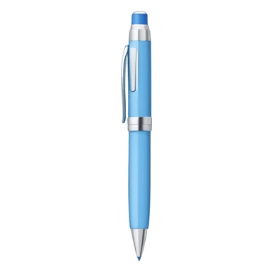 Light blue pen sticker