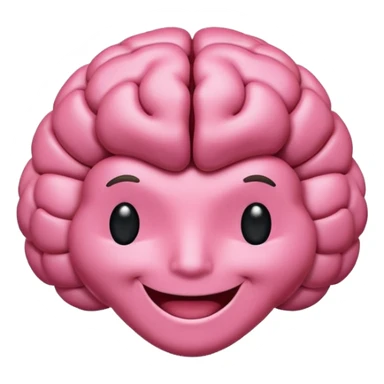 Cerebro sonriente sticker