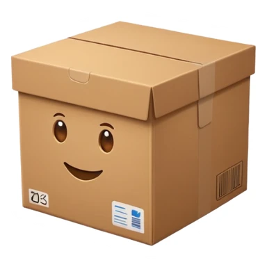 make delivery box  sticker