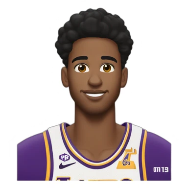 Austin Reaves lakers Oklahoma white rookie sticker