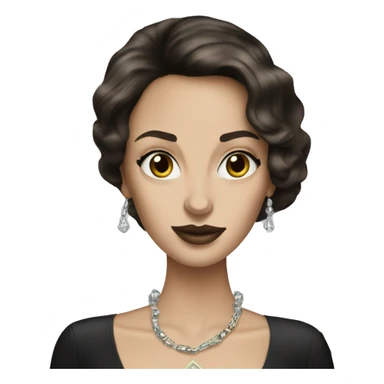 Brunette white woman with money dior sticker