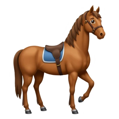 caballo con 4 patas sticker