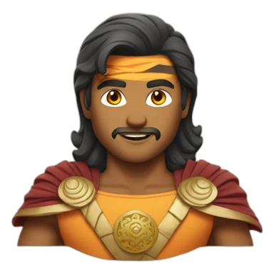 An Indian superhero who is Buddhist sticker