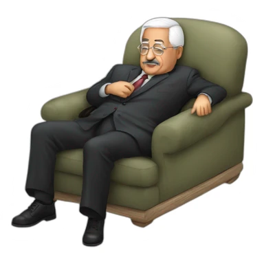 Mahmoud abbas nap sticker