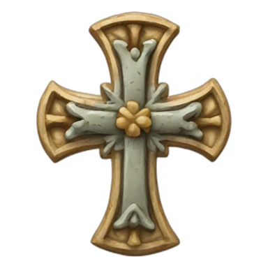 Croix chrétienne sticker