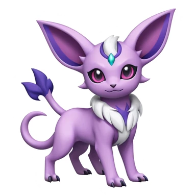 Absol-Noibat-Espeon-Hybrid (Full body) sticker