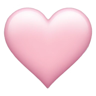 Light pink heart sticker